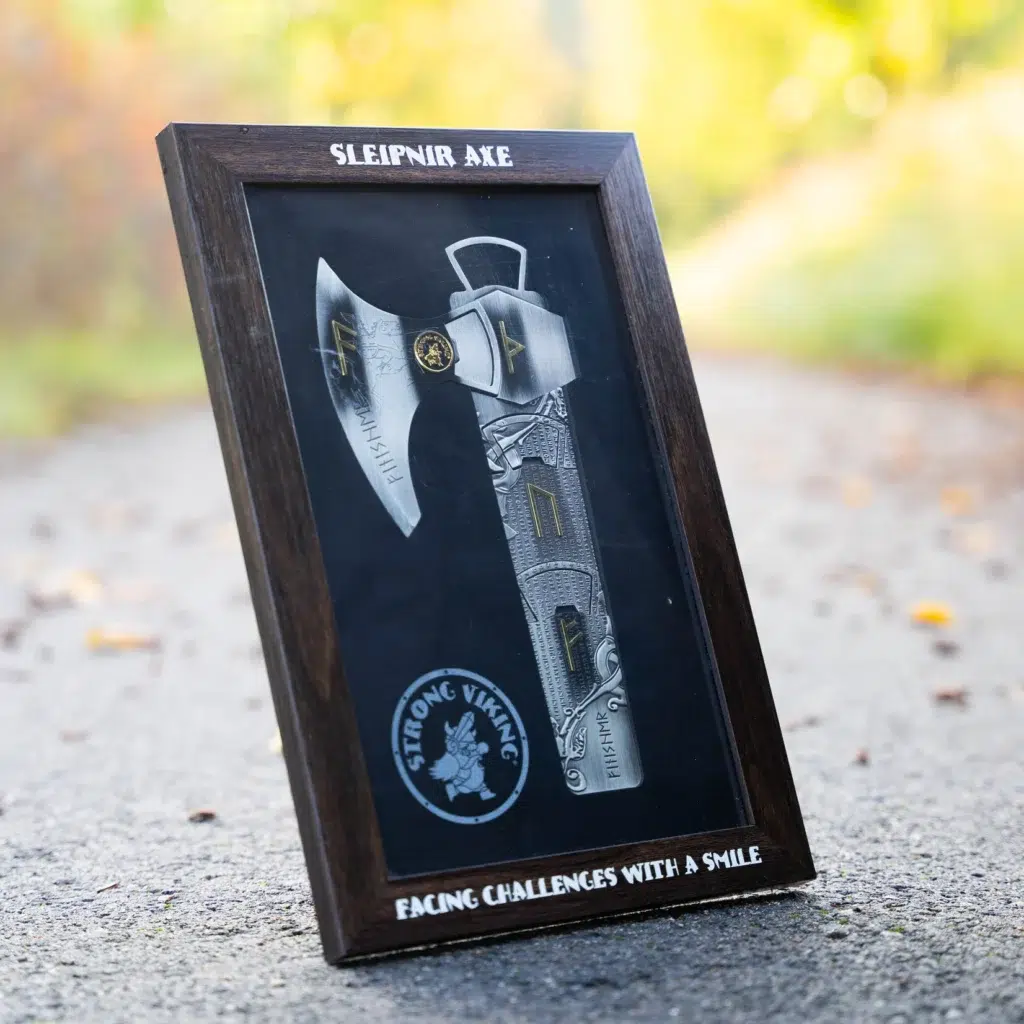 sleipnir axe medal frame