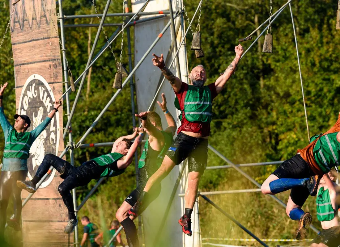 iron viking deelnemers bij de flying ragnar