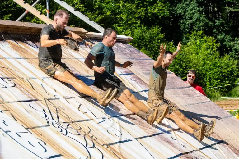 water slide bij strong viking