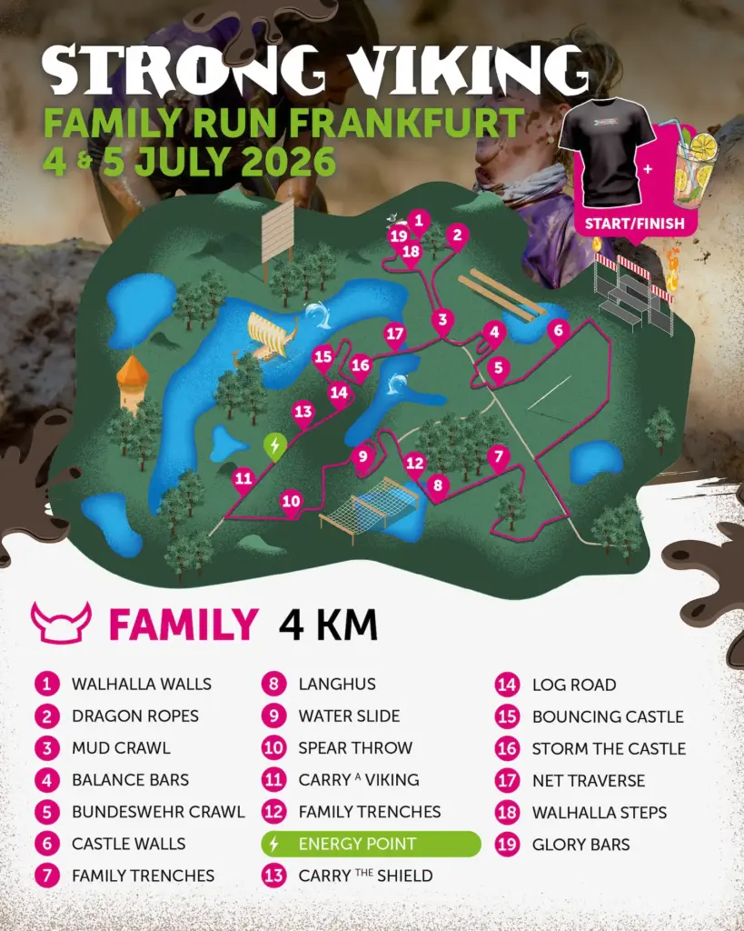 Map frankfurt strong viking family parcours