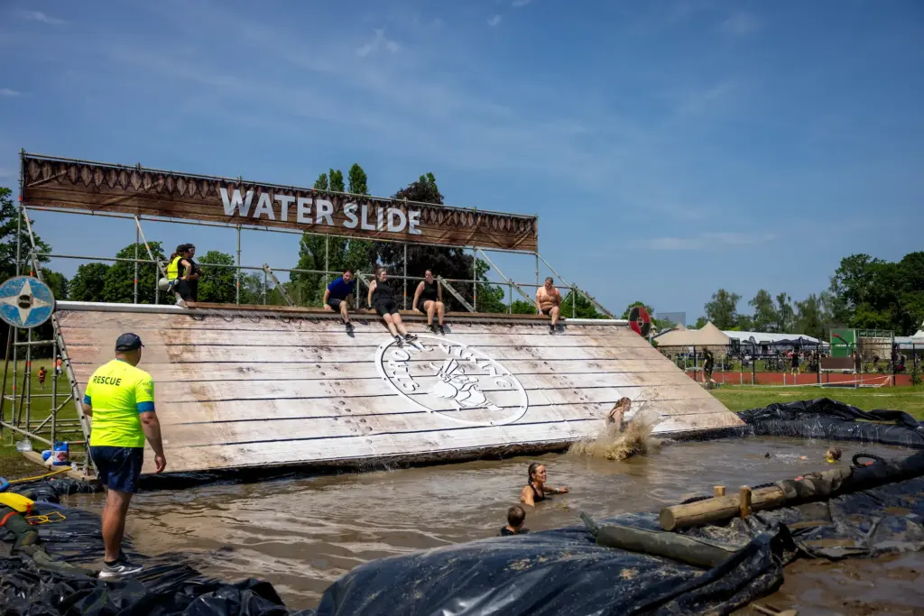 strong viking water slide