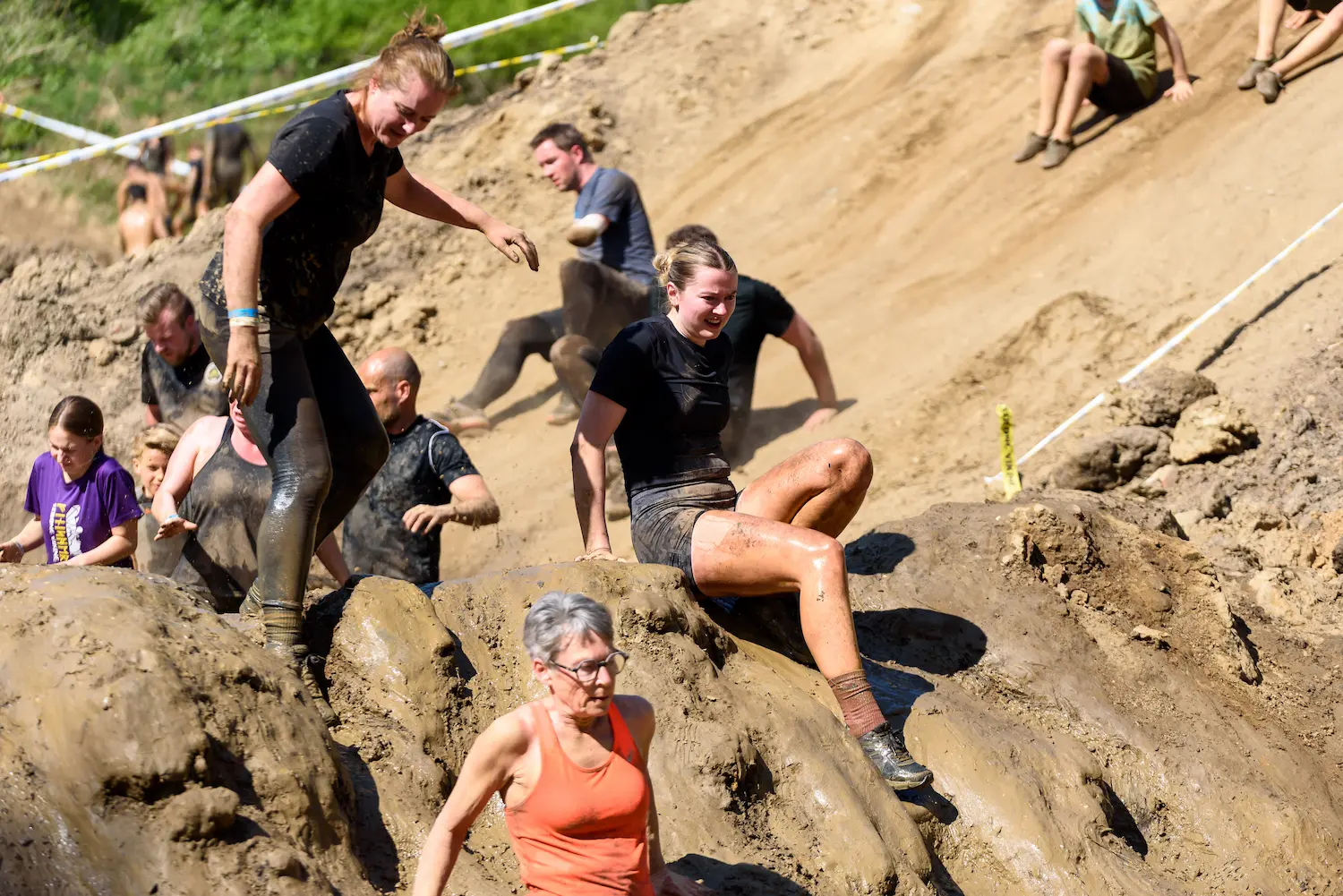 mud trenches